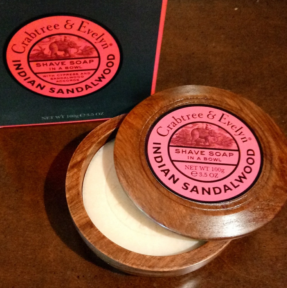 Crabtree and Evelyn Indian Sandalwood Shave Soap